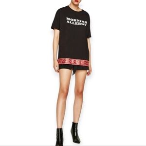 Zara boho morning allergy t-shirt size M